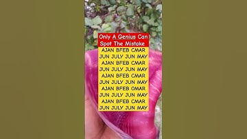 Only A Genius Can Spot The Mistake:Epi-429.Try Your Skills! #shorts #puzzlegame #brainteasers