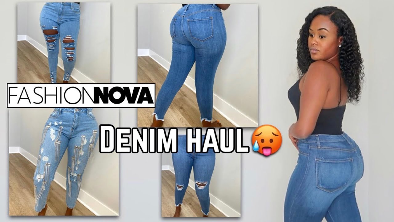 røg vindruer Nøjagtighed HOW TO GET A BIG BOOTY IN FASHION NOVA JEANS! - YouTube