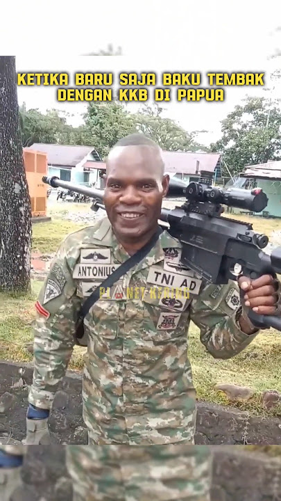 Reaksi Sniper TNI Setelah Kontak Dengan KKB #tni #tniad #papua