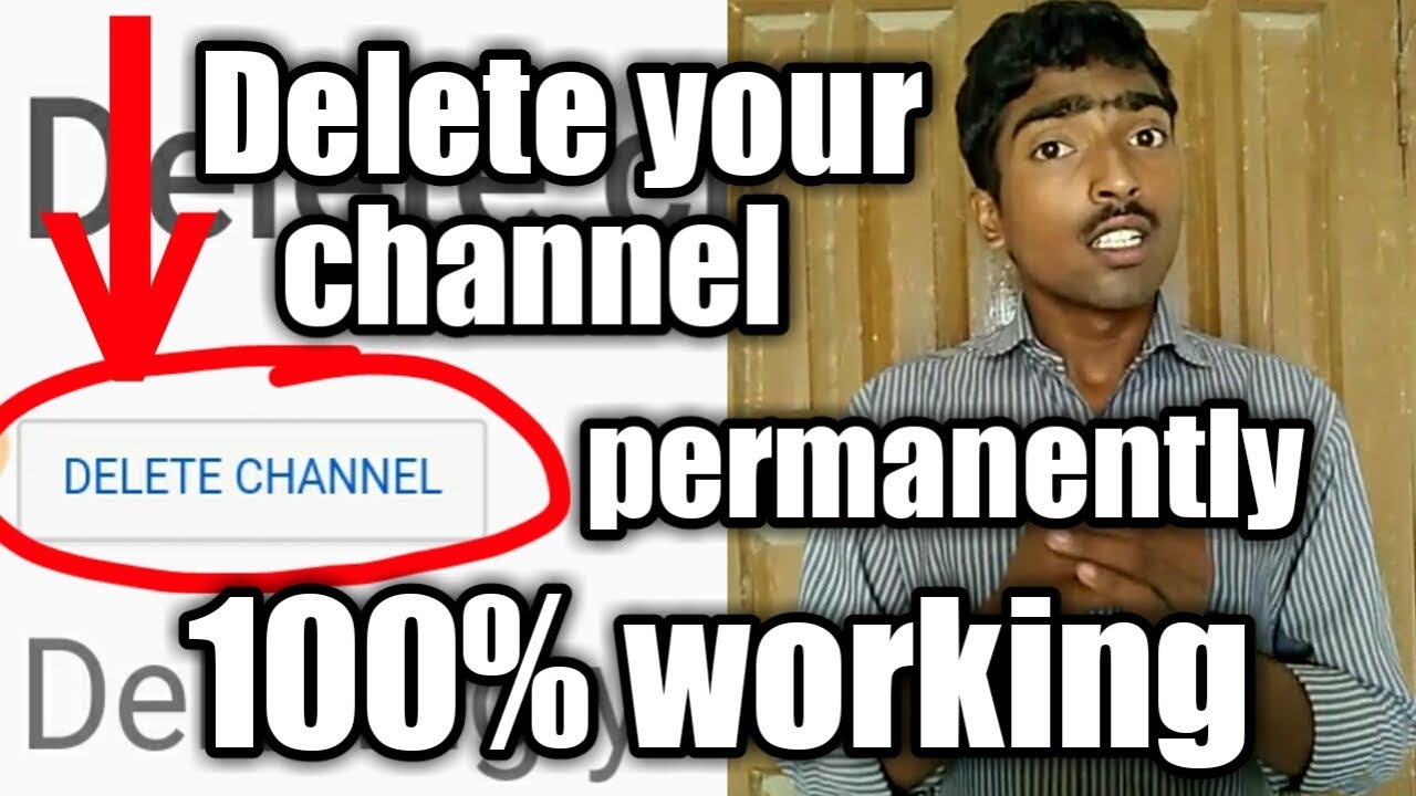 Delete. Delete the channel. Channel here