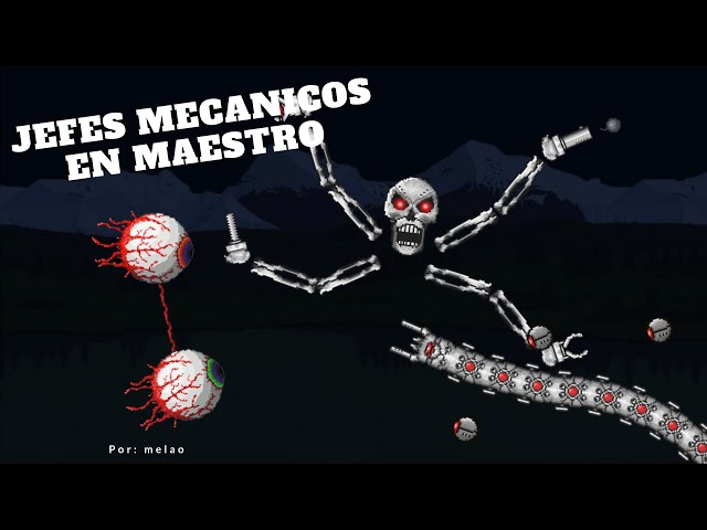 Terraria Modo MAESTRO todos los jefes mecanicos 