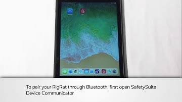 BW RigRat SafetySuite Device Configurator BLE (bluetooth) Pairing