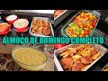 ALMOÇO DE DOMINGO COMPLETO + ESTREEI AS PANELAS NOVAS| LETÍCIA VELOSO