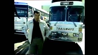 Trailways Bus Commercial Claude Akins, 1976