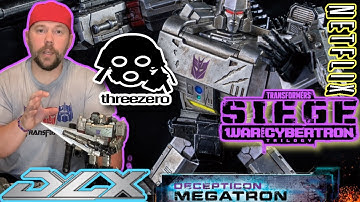 Transformers Megatron War for Cybertron Siege by TreeZero Unboxing & Review DLX Netflix