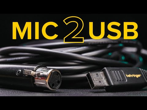 Behringer Mic 2 USB Cable ($19 XLR to USB cable) Review / Test