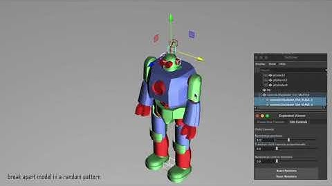 Exploded view script for Maya
