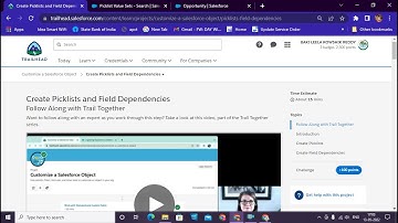 Create Picklists and Field Dependencies | Customize a Salesforce Object | SALESFORCE