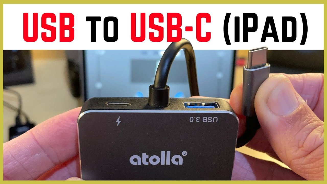 USB-C to on iPad | How to connect USB devices - YouTube