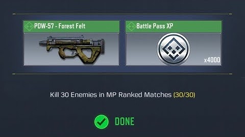 Kill 30 Enemies in MP Ranked Matches