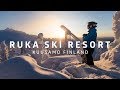 Winter wonderland of ruka ski resort kuusamo finland