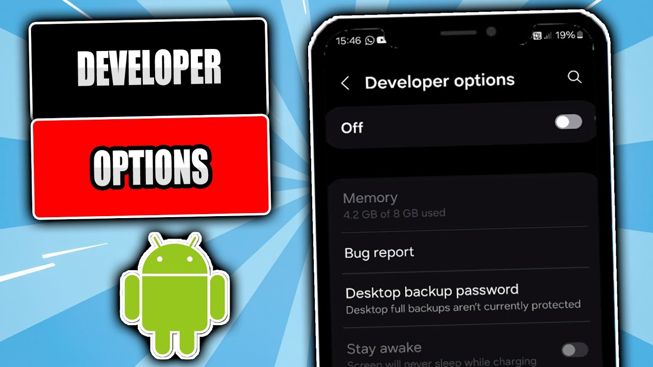 How to DISABLE the DEVELOPER OPTIONS on ANDROID - YouTube