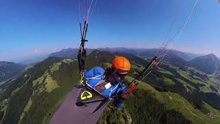 Quick Flight Around Kössen, Austria.