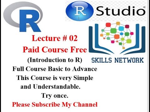 Introduction R Programming Language, Lecture #0 2 - YouTube
