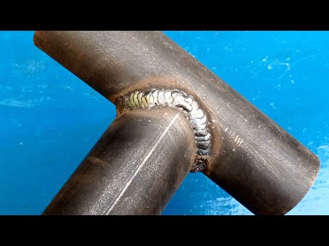 Round Pipe Notching Techniques // Round Tube T Joint // Metal Pipe Welding