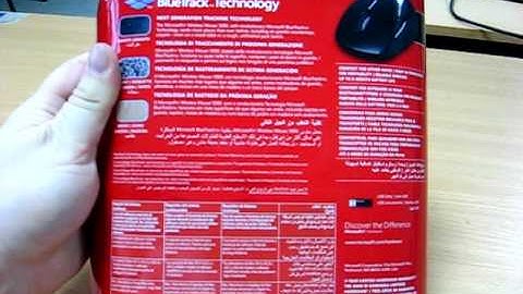 Unboxing - Microsoft Wireless Mouse 5000 Bluetrack Technology