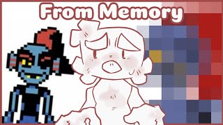 Drawing Deltarune and Undertale Characters From Memory || PT 4.