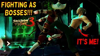 Shadow Fight 3. I Fought As SHADOW Today! It was AMAZING! Fighting as Bosses. screenshot 2