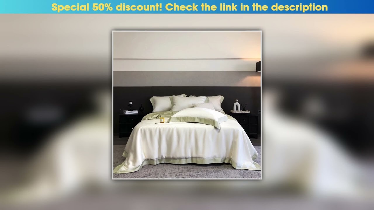 Review 4Pcs Bedding Set 600TC Lyocell Eucalyptus Fiber Super Soft Silky Cool Feeling Duvet Cover Se