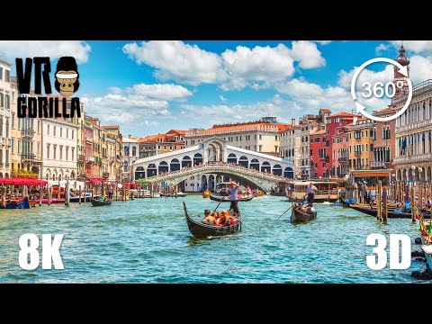 Venice, The Floating City: A Guided VR Tour - 8K 360 3D Video (short)