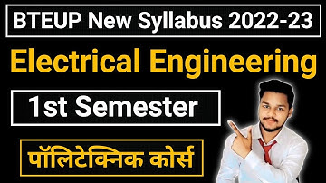 Electrical Engineering 1st Semester BTEUP Syllabus 2022-23