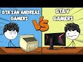 GTA San Andreas Gamers VS GTA V Gamers