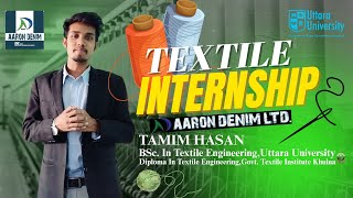 Textile Engineering Internship (ইন্টার্নশিপ) | Diploma in Textile Engineering Internship Experience