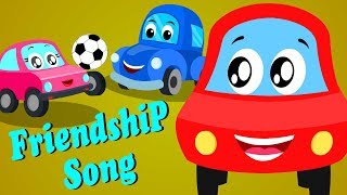 Friendship Song | Fun video for kids | Little Red Car