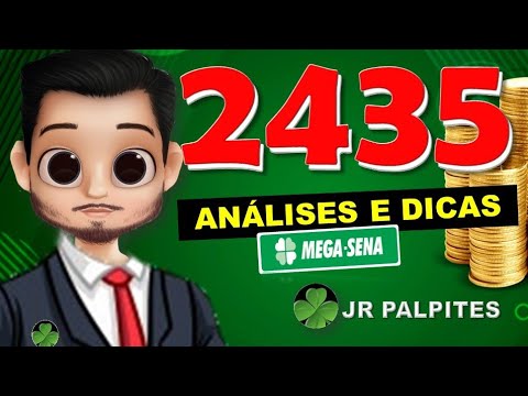 Mega Sena 2435 dicas e analises -    JR PALPITES