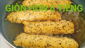 Công thức BÁNH CHUỐI CHIÊN giòn lâu hơn 4 giờ được chị bán bánh tiết lộ