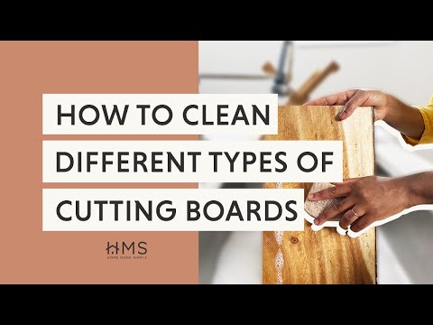 Glass or wooden chopping board? Learn ways to effectively clean