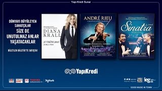 Diana Krall, Andre Rieu ve Sinatra & Friends, Good Music In Town konserleri kapsamında Türkiye'de!