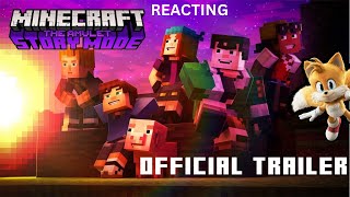 Me reacting to the (Minecraft Story Mode: The Remake - Teaser Trailer)