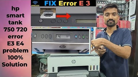 Best solution? hp smart tank 670 750 790 Duplex printer ERROR E4 E3 problem 100% solution #errore4e3