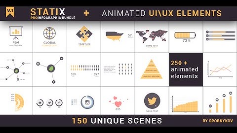 StatiX - ProInfographic Bundle (After Effects template)