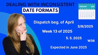 Tutorial: How to fix inconsistent date formats with AI Agents