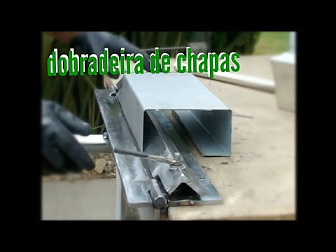Vídeo: Como fazer uma dobradeira hidráulica de chapas faça você mesmo