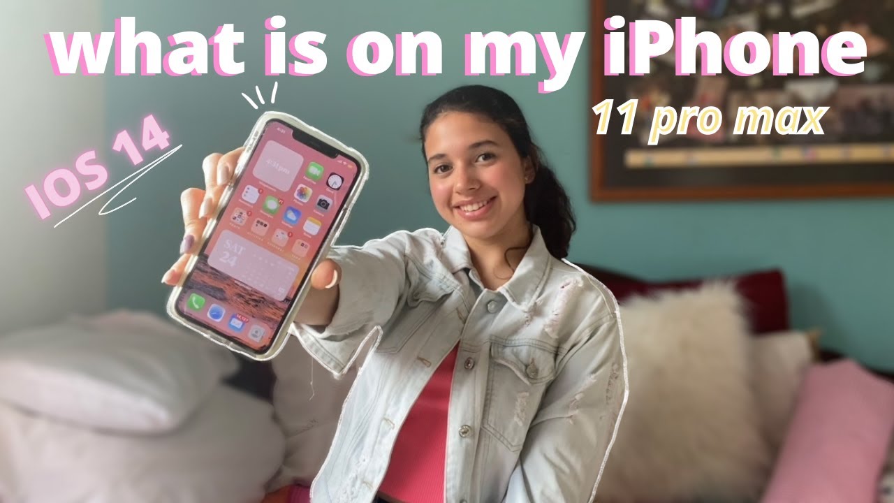 what is on my iPhone 11 pro max with the IOS 14 - YouTube