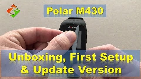 Polar M430 - Unboxing, First Setup & Update Version