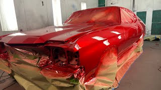 Chevelle ss 554 candy paint prep