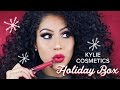 THE BIG BOX! Kylie Cosmetics Holiday Box | Swatches &amp; Review
