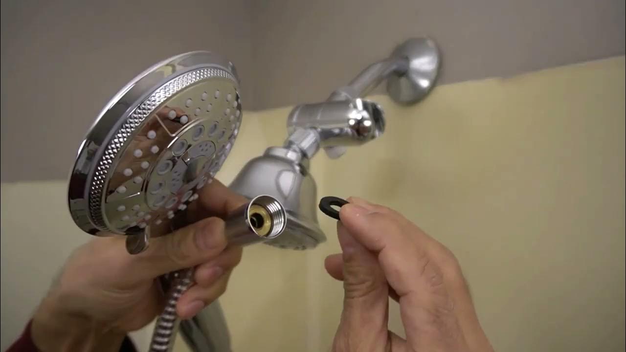 Hydroluxe Shower Head Amazon Install Video 5 minutes, HD 1080p YouTube