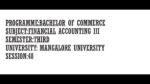 FINANCIAL ACCOUNTING III - UNIT IV DEATH OF A PARTNER