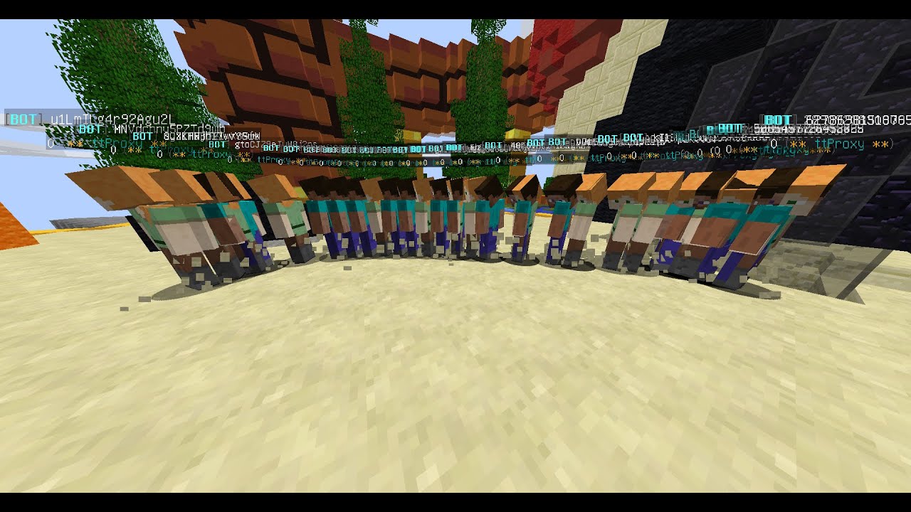ttProxy vs BanPlay | Minecraft bots | Боты майнкрафт | Как обойти антибот