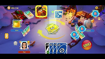 UNO! Game Go Wild x8 x20 x80 2v2 | Multiple games with random partners | unoxpaii