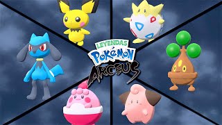 DÓNDE ENCONTRAR A LOS POKÉMON BEBÉS en POKÉMON LEGENDS ARCEUS (Bonsly, Cleffa, Happiny, ...)