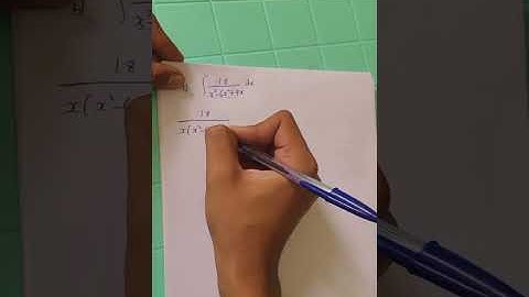 Applied Maths I Chapter 5 Integration by partial fraction decomposition