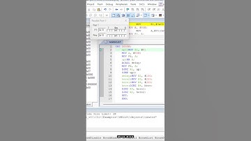 8051 LED Blinking in Assembly 😱🔥 | Microcontroller Magic | #microcontroller #trending #viral #shorts