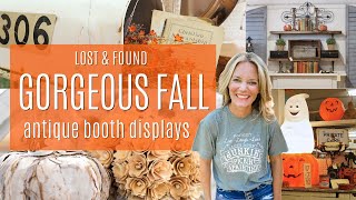 Gorgeous FALL Antique Booth Displays! Fall Decorating with Thrifted Finds. Antique Booth Tips