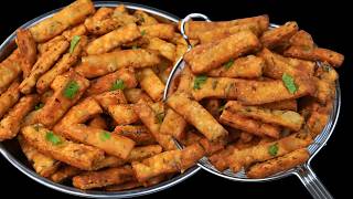Crispy Coriander Sticks Recipe | Easy Tea Time Snack